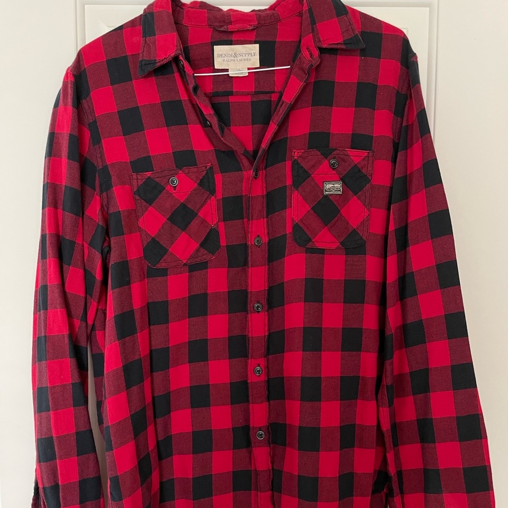 Ralph Lauren denim and supply flannel
